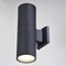 Vaxcel Chiasso Aluminum Integrated LED Black Contemporary Outdoor Wall Lantern with Up Down Lighting T0747 - alternate 5